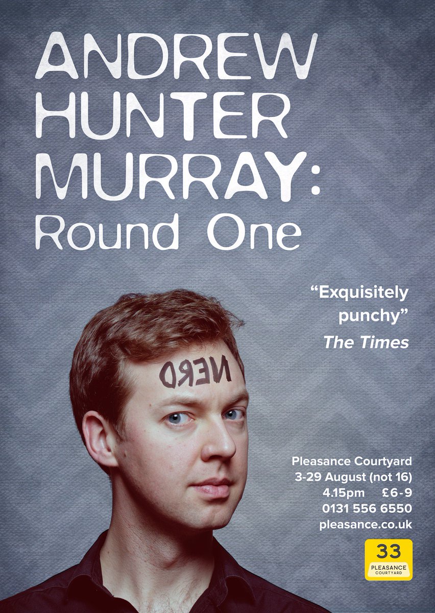Andrew Hunter Murray Round One - Sofie Hagen Edinburgh Fringe - Dec Munro Comedy Director Producer